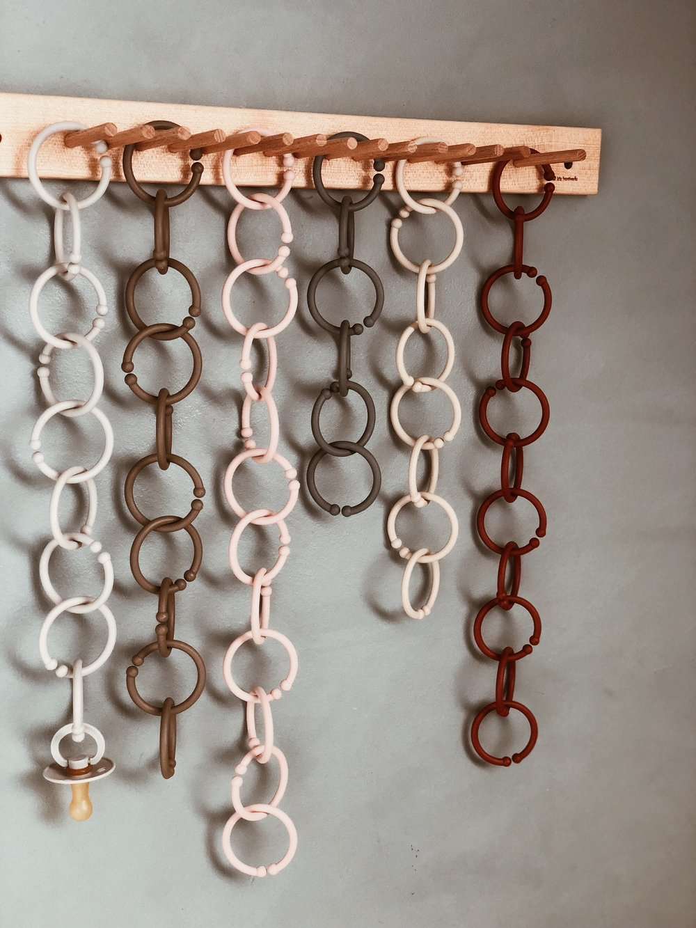 Anneaux Bibs VANILLE/SAUGE/OLIVE – Image 5