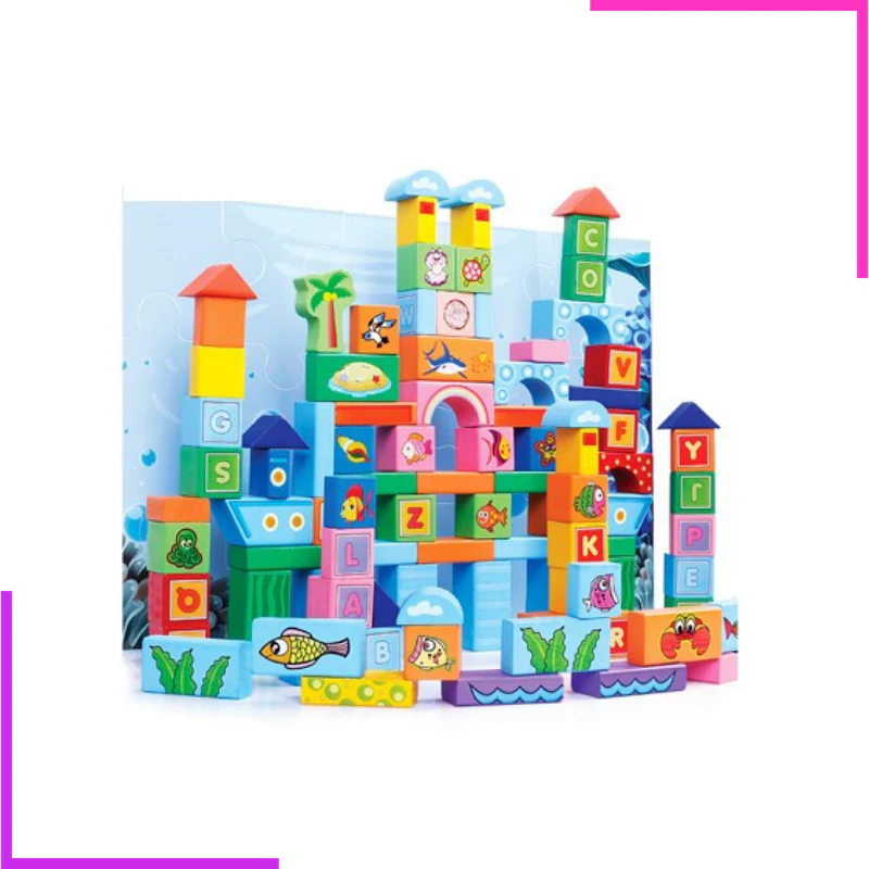 Océan en Bois Coloré