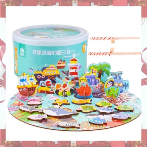 Puzzle De Pêche Montessori