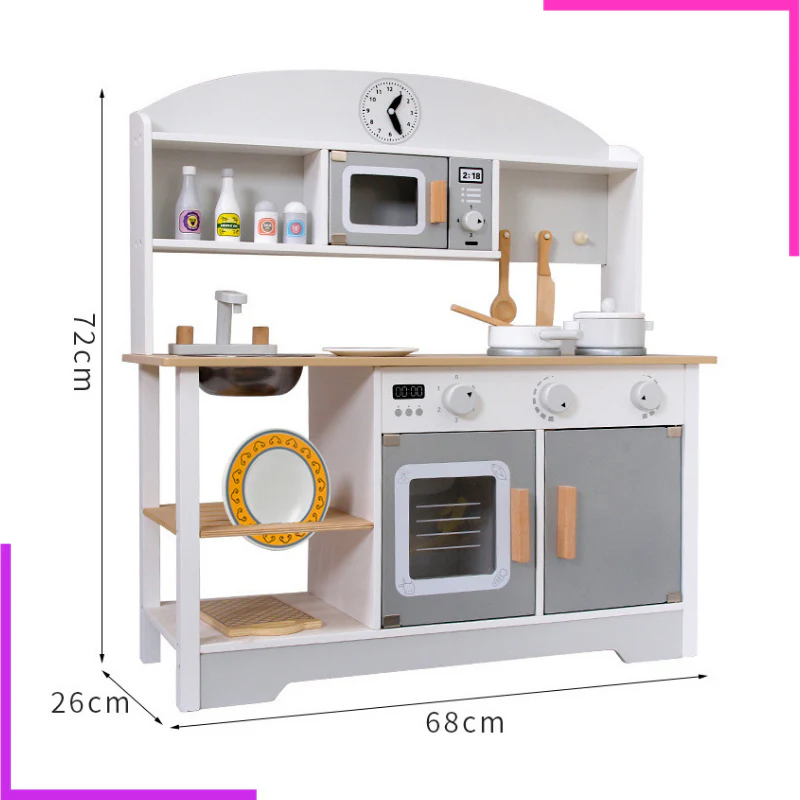 Cuisine Japonaise En Bois 72x68x26cm – Image 3