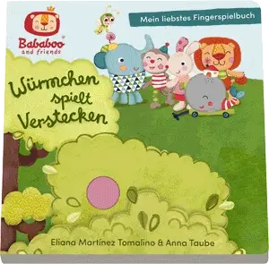 Le petit ver joue à cache-cache. Coucou! (fan club)