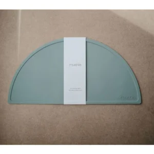 Set de table Mushie vert d'eau