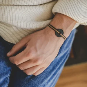 Bracelet Le Charbon Montaigne marron