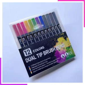 12 Stylos Feutres Multicolores