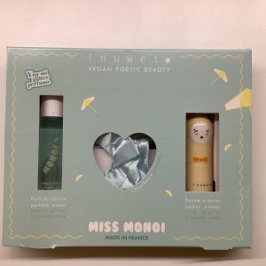 Coffret parfum roll-on Miss Monoi et baume à lèvres ananas