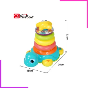 Tortue Musicale Rampante 18x26x22 cm