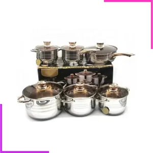 Ensemble 12pcs Casseroles