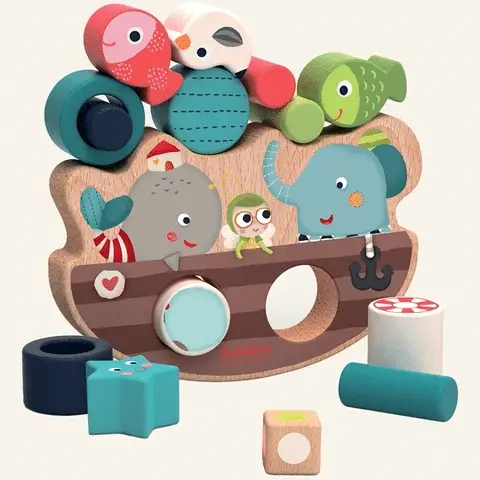 Jeu d'équilibre « Amis à bord »