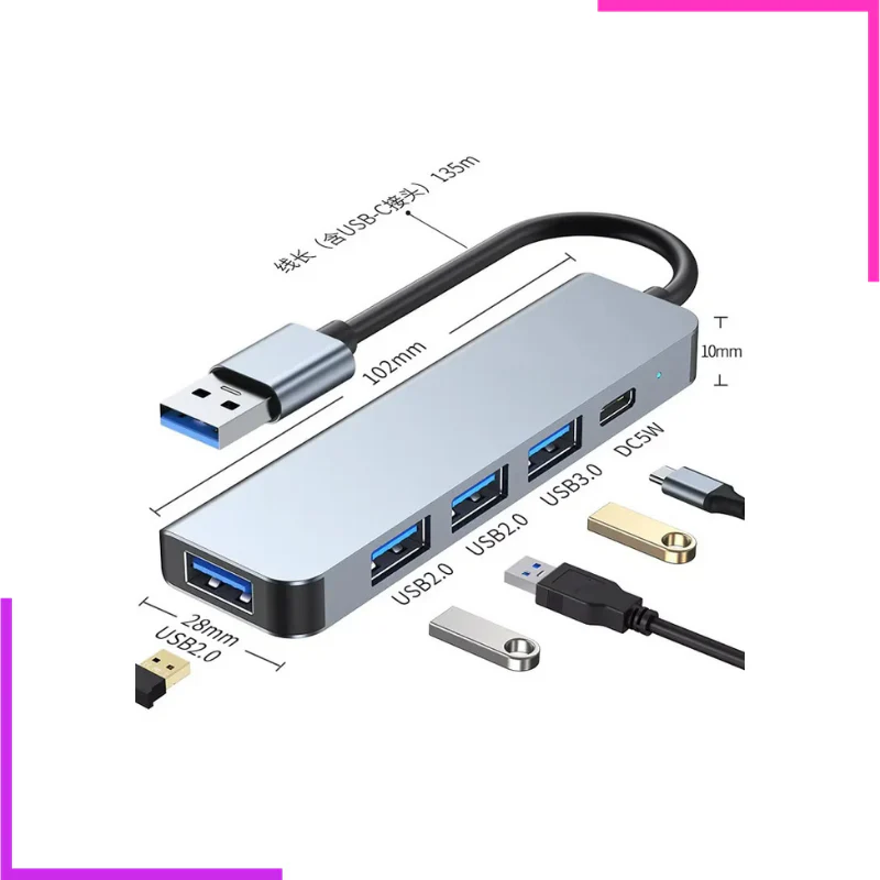 Adaptateur USB 7 en 1 – Image 4