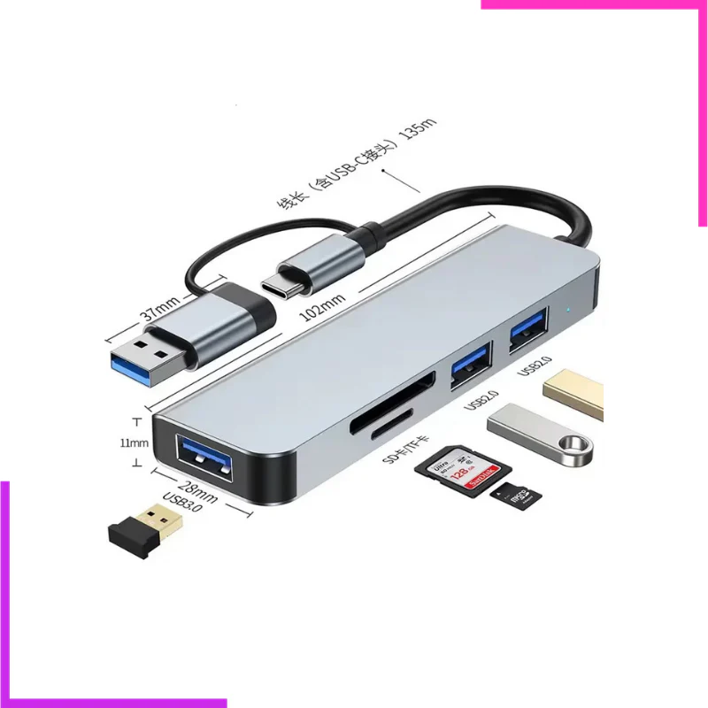Adaptateur USB 7 en 1 – Image 5