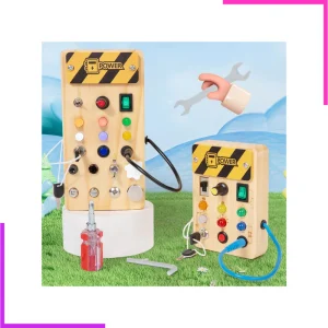 Sensor Boards Panneau d'interrupteur Educatif en Bois