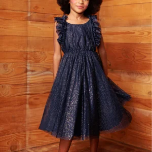 Robe Scarlett bleu Les petits inclassables