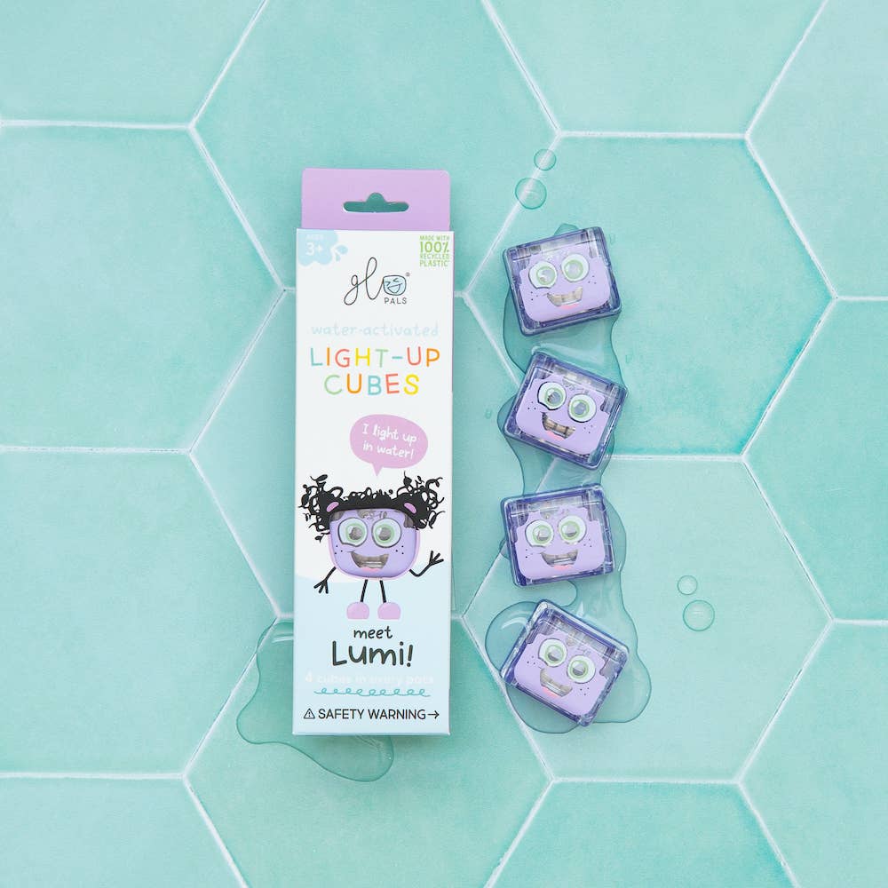 Cubes lumineux pour le bain violet II – Image 4