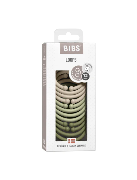 Anneaux Bibs VANILLE/SAUGE/OLIVE – Image 2
