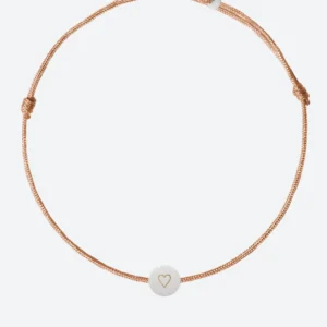 Bracelet précieux céramique femme : coeur