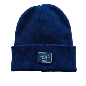 Tuque en tricot Unisexe Marine chiné