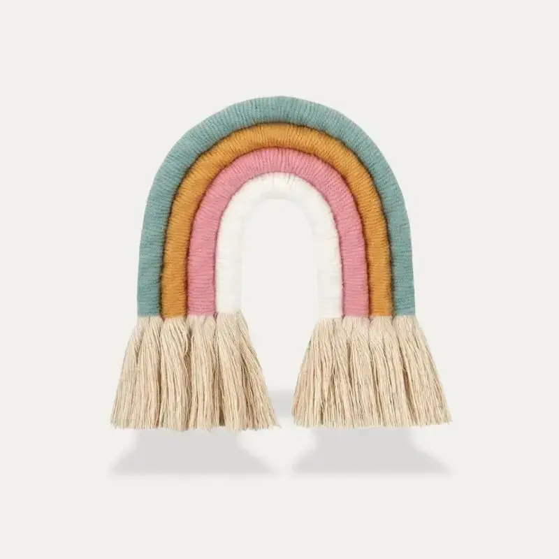 Décoration | Arc-en-ciel coloré en macramé – Image 3