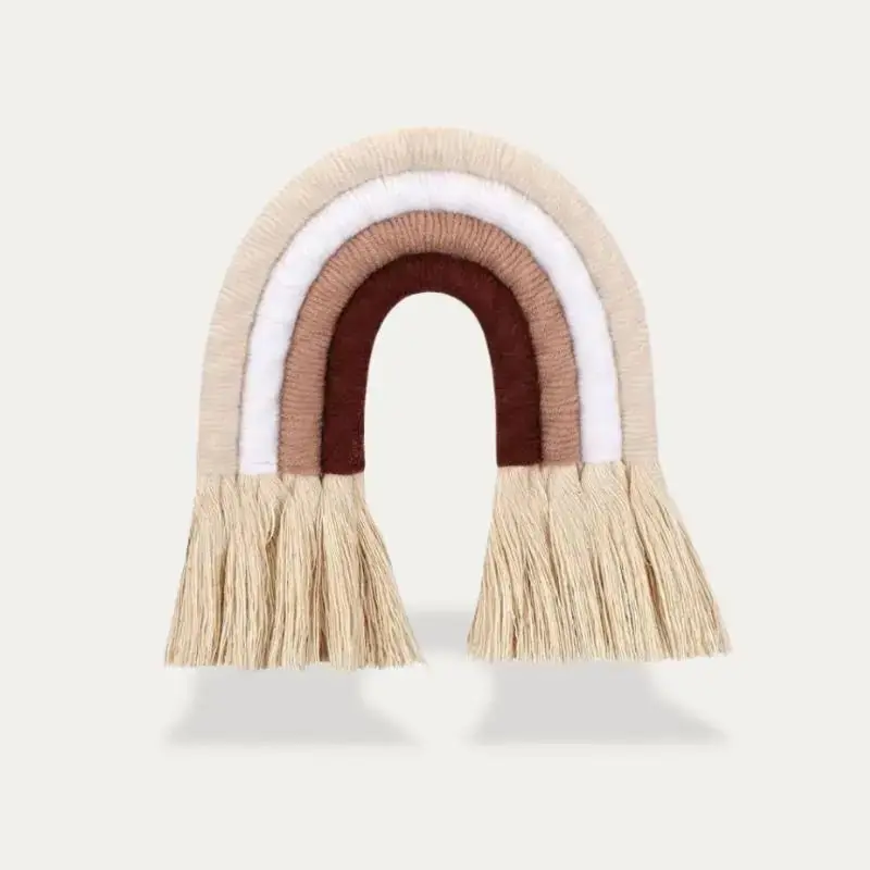 Décoration | Arc-en-ciel coloré en macramé – Image 5