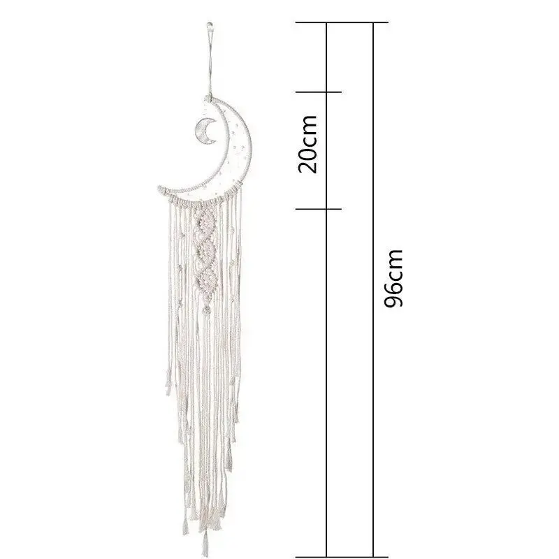 Décoration | Superbe suspension lune en macramé – Image 4