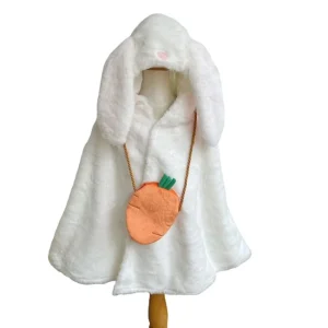 Déguisement cape Lapin et sac carotte