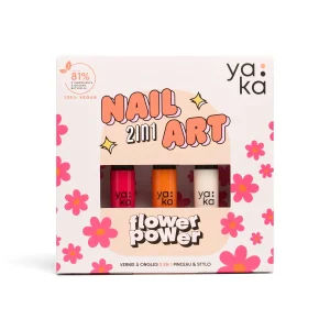 Coffret vernis à ongles 2en1 Flower power