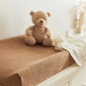 Housse de matelas à langer x1 en éponge 50x70cm