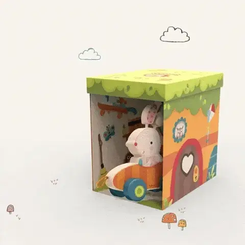 Jeu de poussée et de traction « Bunny Pipa »