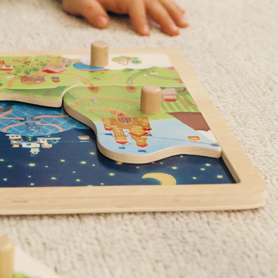 Entdeckungsspiel Puzzle "Tag und Nacht" – Image 5