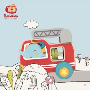 Ma première voiture "Le camion de pompiers de Lolo"