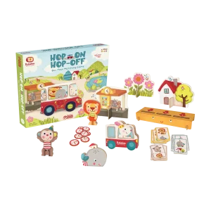 Jeu coopératif de mémoire – En route en bus ! « Hop-On Hop-Off »