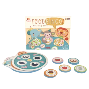 Jeu éducatif « Qu’y a-t-il dans l’assiette ? » – Bingo gourmand avec Bababoo and friends