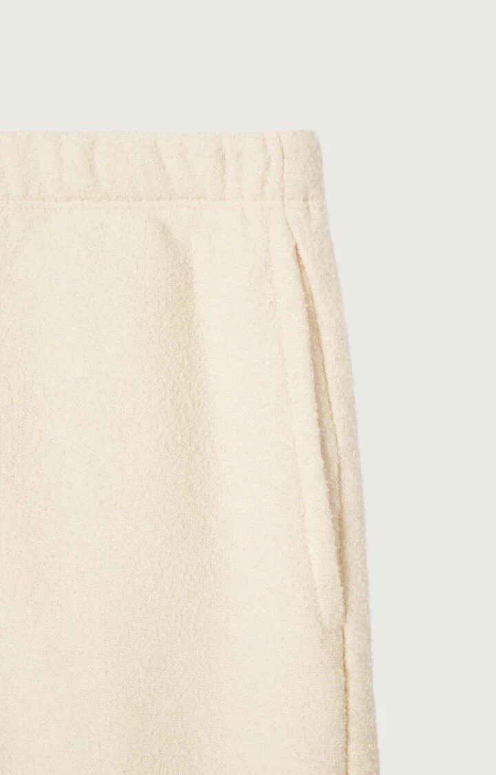 Americain Vintage : Jogging droit bouclette Bobypark écru – Image 2