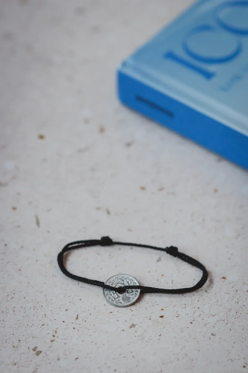 Bracelet Le sous Français - Le petit coloré noir – Image 2