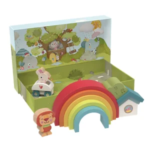 Jeu d'empilage et de figurines « Magic Rainbow »