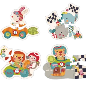 Puzzle de personnages "La course de Bababoo"