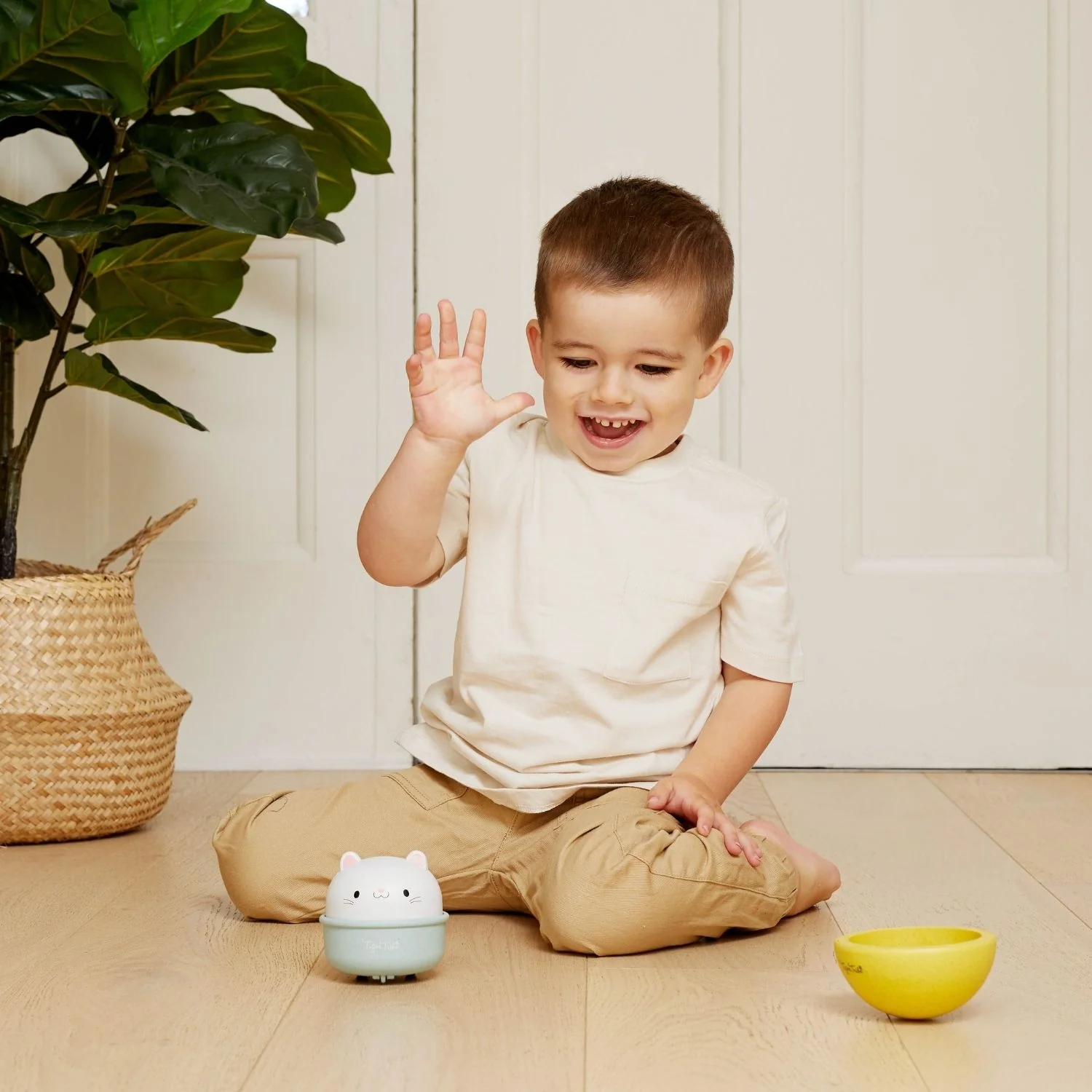 Animal culbuto à friction - Chat - Tiger Tribe – Image 7