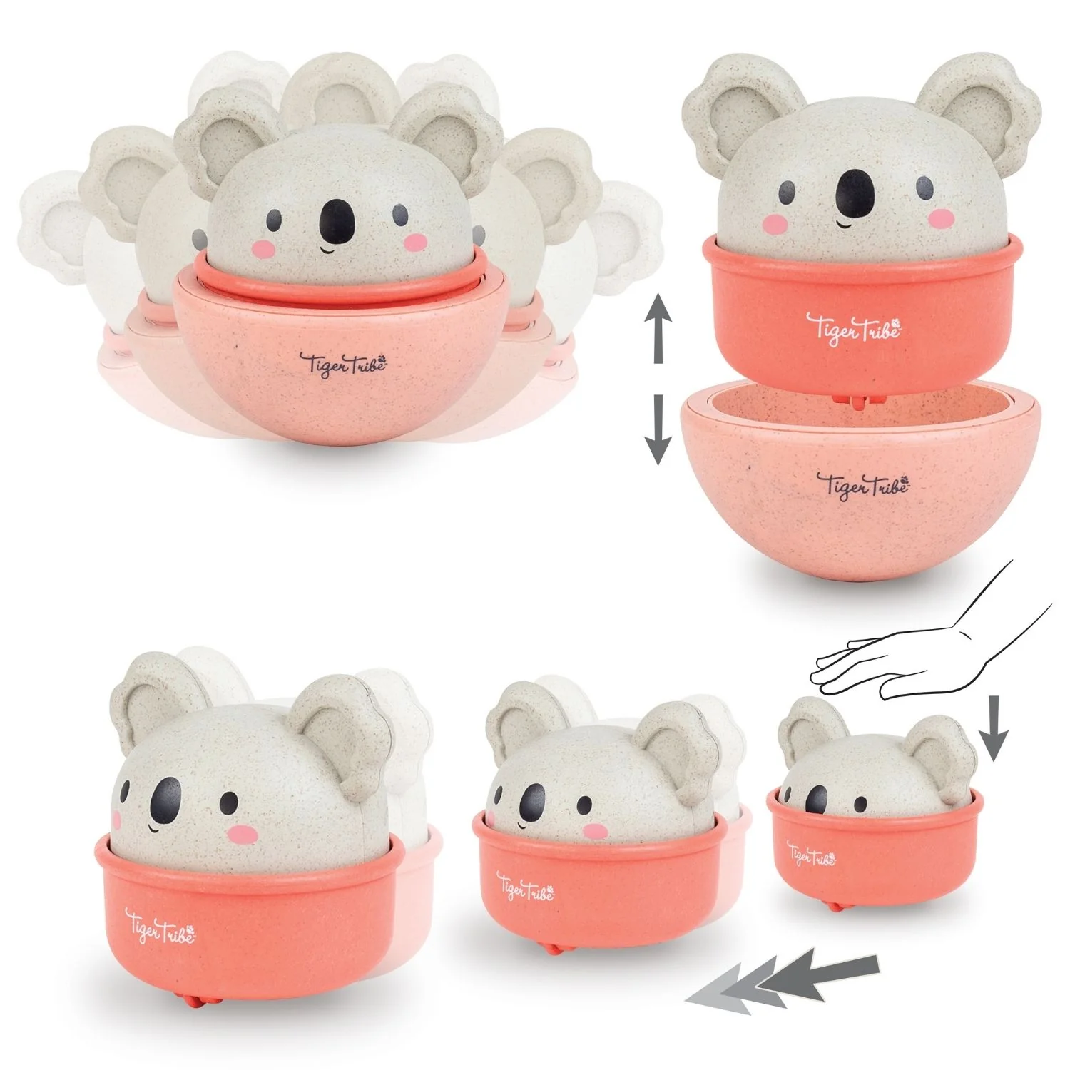 Animal culbuto à friction - Koala - Tiger Tribe – Image 2