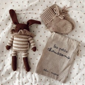 Chaussons bébé en mérinos