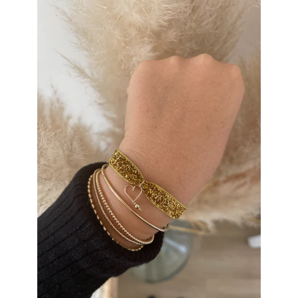 Bracelet mon coeur glitter – Image 4