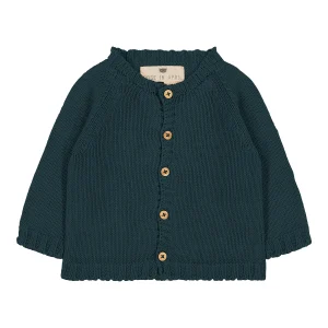 Cardigan Gaby en tricot bleu nuit