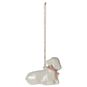 Décoration de Pâques en métal - Agneau rose poudré - Maileg