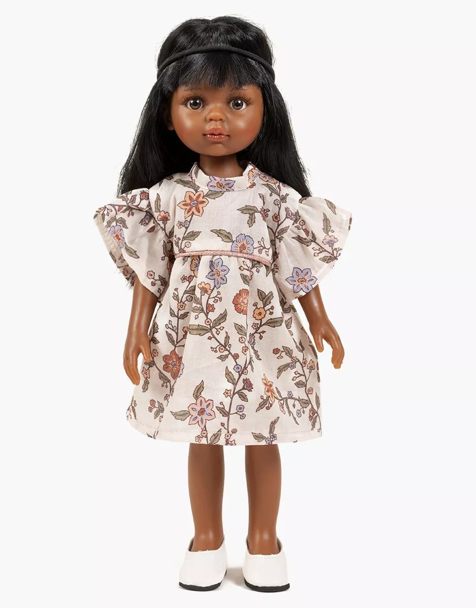 Amigas - Robe Daisy en coton Gisèle avec passepoil