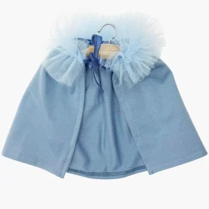 Cape de danseuse Oxana en jersey lin et tulle ciel