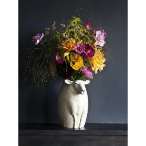 Vase en céramique Mouton Blanc