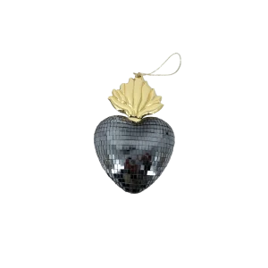 Cœur disco Ex-voto noir