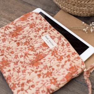 Pochette Ipad à fleurs
