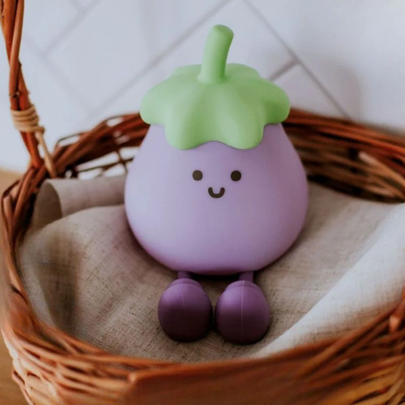 Veilleuse rechargeable - Aubergine - Mary's – Image 2