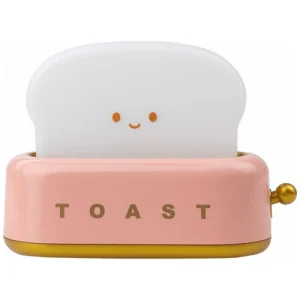 Veilleuse rechargeable - Toaster rose - Mary's